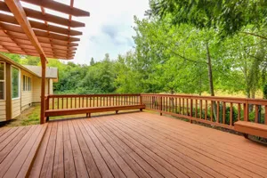 wooden decking in Paragon Estates